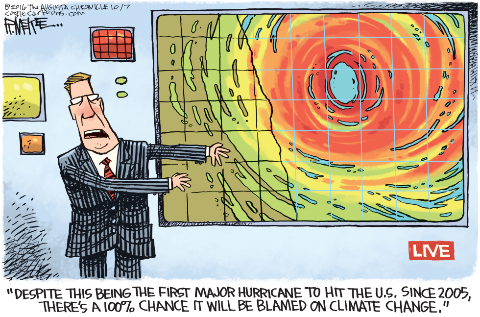  HURRICANE MATTHEW by Rick McKee