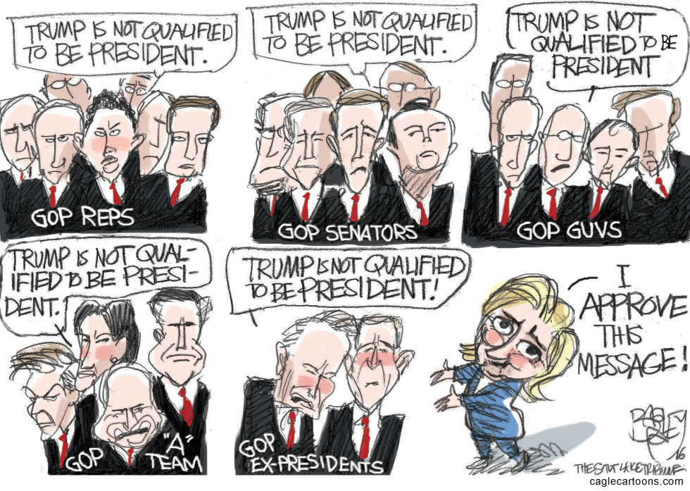  GOP ENDORSEMENT by Pat Bagley