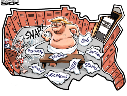 TRUMP LOCKER ROOM by Steve Sack