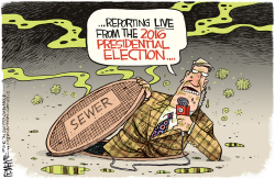 SEWER ELECTION by Rick McKee