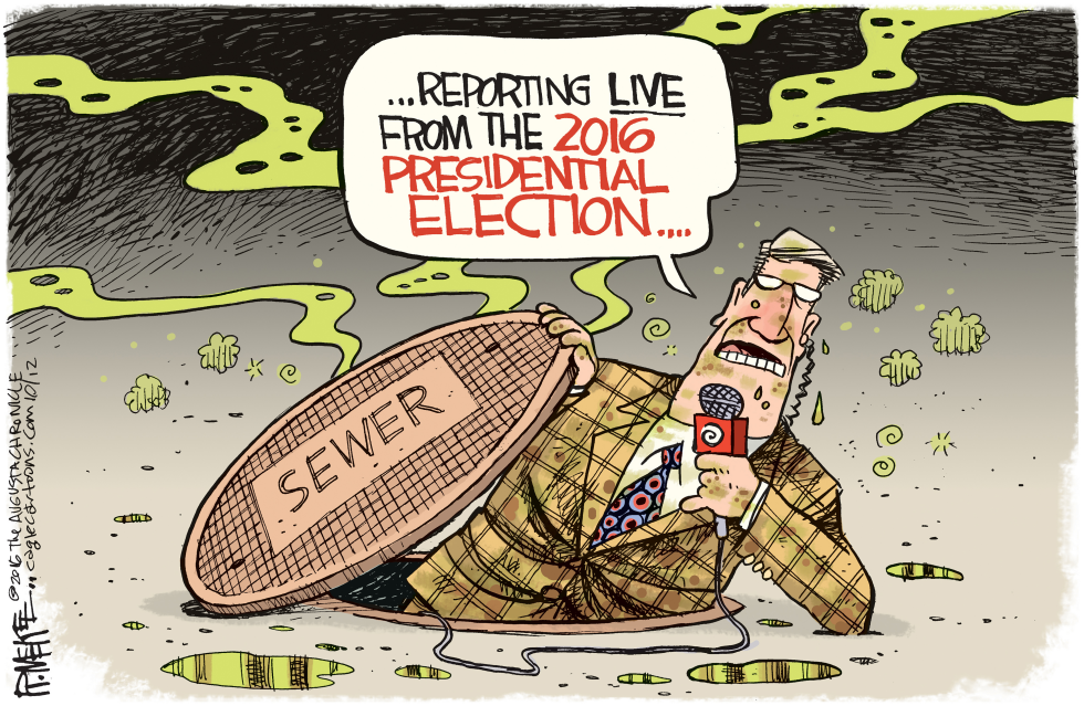  SEWER ELECTION by Rick McKee