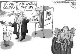 VOTER SUPPRESSION by Pat Bagley