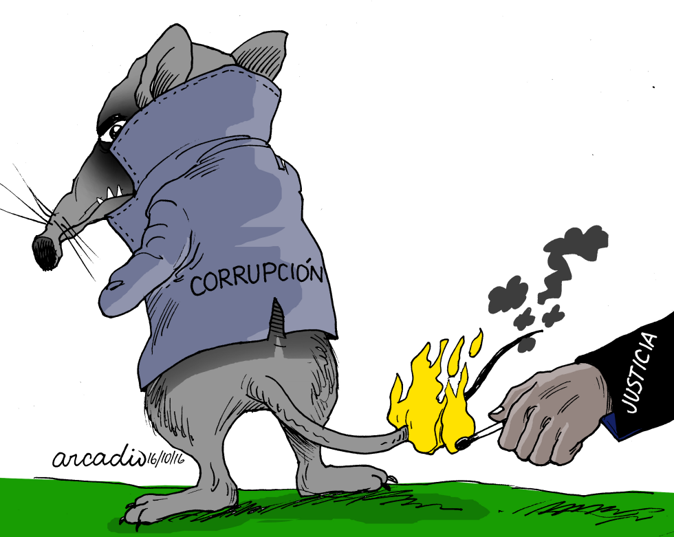  JUSTICIA CONTRA CORRUPCIóN by Arcadio Esquivel