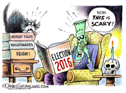 ELECTION 2016 SCARY by Dave Granlund