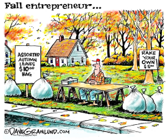 AUTUMN LEAVES by Dave Granlund