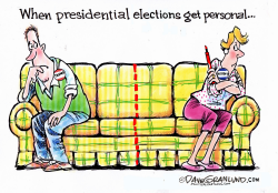 FAMILY POLITICAL FRICTION 2016 by Dave Granlund