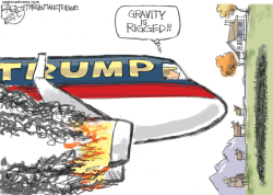 TRUMP CRASH by Pat Bagley