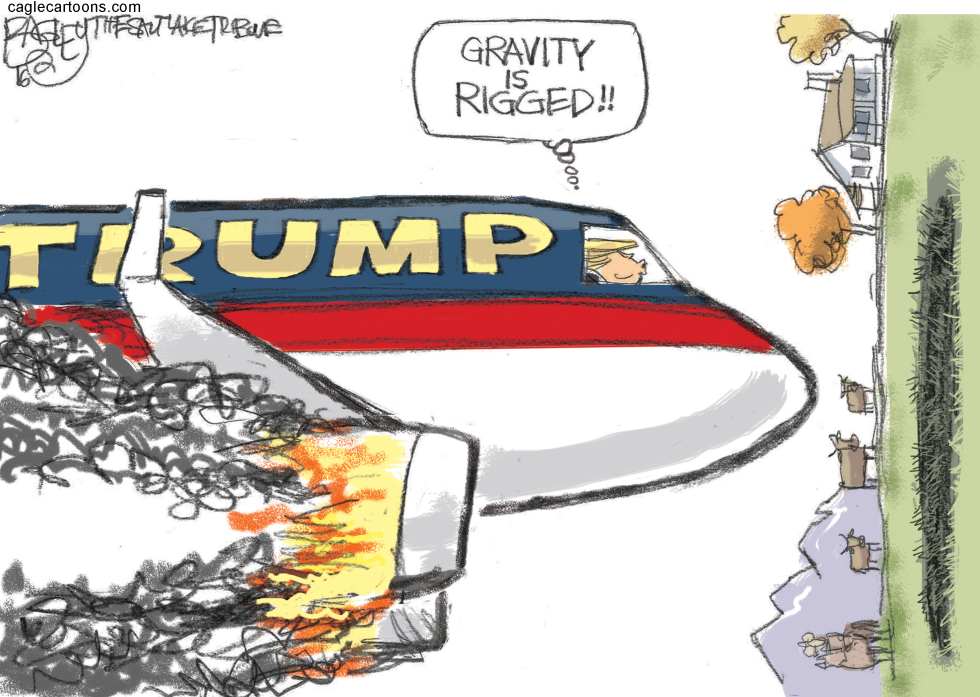  TRUMP CRASH by Pat Bagley