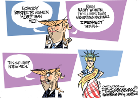 NASTY WOMAN by David Fitzsimmons