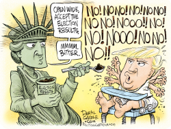 TRUMP ACCEPTING ELECTION RESULTS by Daryl Cagle