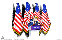 DONALD TRUMP ELECTION by Osama Hajjaj