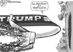 TRUMP SE ESTRELLA by Pat Bagley