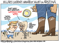 ARIZONA AND TRUMP by David Fitzsimmons