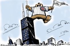 CUBS WIN by Milt Priggee