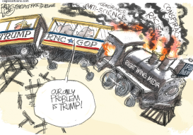 TRUMP TRAIN by Pat Bagley