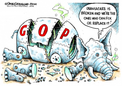 OBAMACARE AND GOP FIX by Dave Granlund