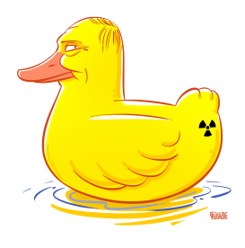 NUCLEAR DUCK by Gatis Sluka