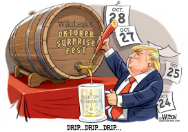 WIKILEAKS OKTOBER SURPRISE FEST by RJ Matson