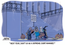 NO TREATS FOR SUPREME COURT NOMINEE by RJ Matson