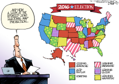 THE 2016 MAP by Nate Beeler