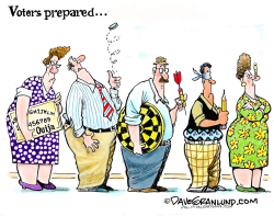 VOTERS PREPARED by Dave Granlund