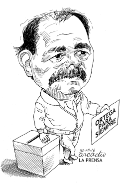 DANIEL ORTEGA FOR EVER by Arcadio Esquivel