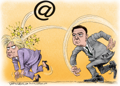 FBI RELAUNCHES HILLARY E-MAIL INVESTIGATION by Daryl Cagle