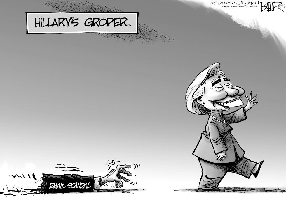  CLINTON SCANDAL by Nate Beeler