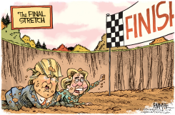 FINAL STRETCH by Rick McKee