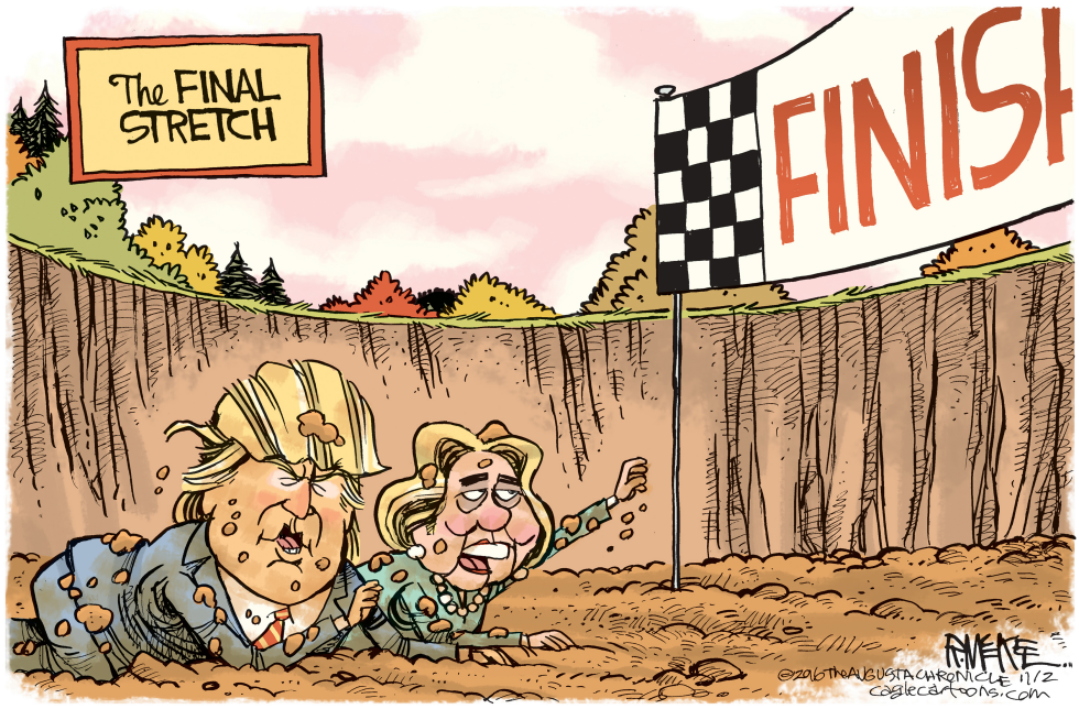  FINAL STRETCH by Rick McKee