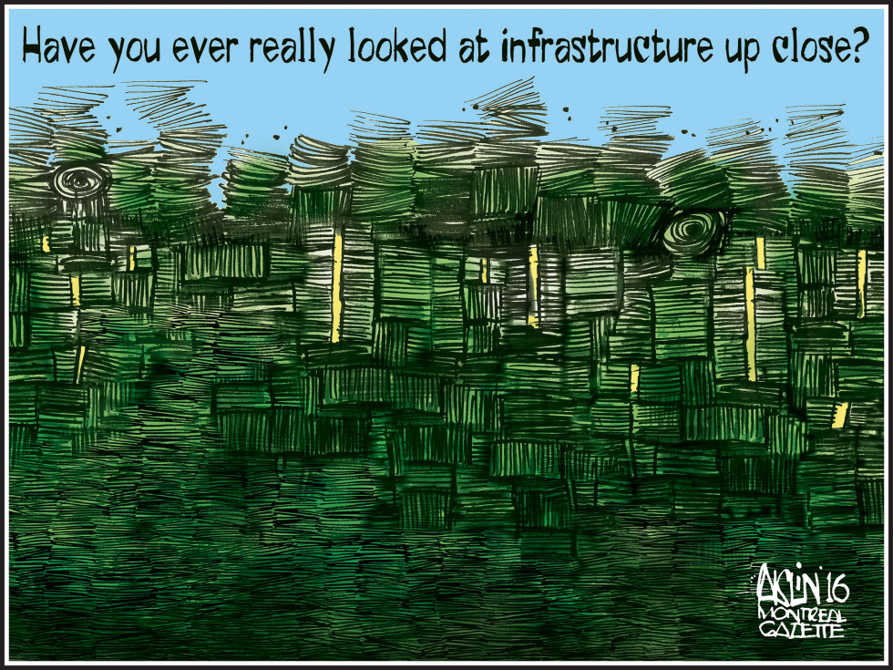  INFRASTRUCTURE UP CLOSE by Aislin