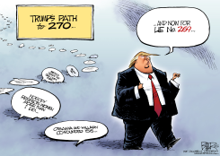 TRUMP TRAIL by Nate Beeler