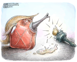 DANGER TO OUR DEMOCRACY by Adam Zyglis