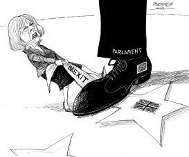 BIG FOOT ON BREXIT by Petar Pismestrovic