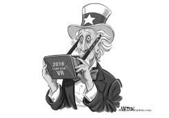 UNCLE SAM RELIVES NASTY 2016 ELECTION CAMPAIGN IN VIRTUAL REALITY by RJ Matson