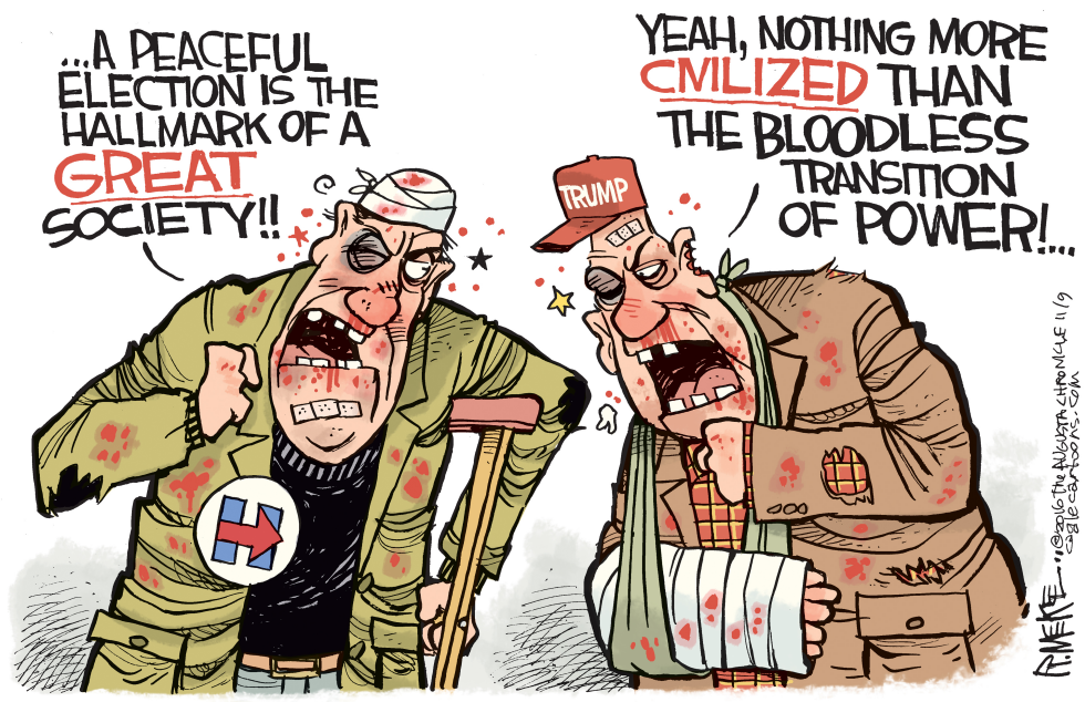  BLOODLESS ELECTION by Rick McKee