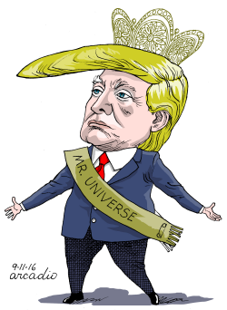 TRUMP PRESIDENT OF USA by Arcadio Esquivel