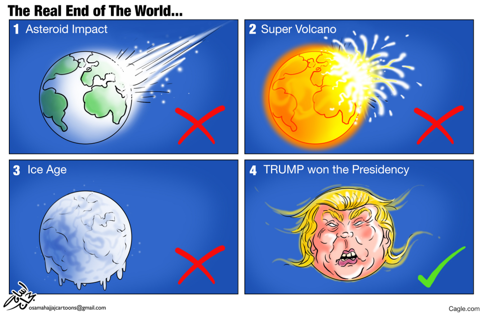  TRUMP WON THE PRESIDENCY by Osama Hajjaj