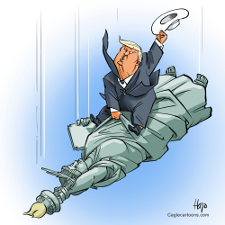 PRESIDENT TRUMP by Hajo de Reijger