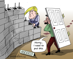 WALL AND DOOR by Arcadio Esquivel