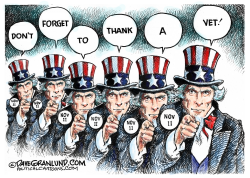 THANK VETERANS by Dave Granlund