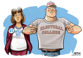 POPULAR VOTE AND THE ELECTORAL COLLEGE by RJ Matson