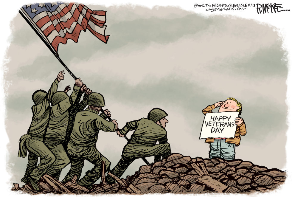  VETERANS DAY by Rick McKee