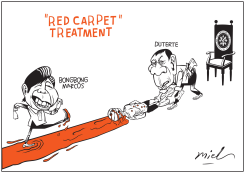 DUTERTE RED CARPET by Deng Coy Miel