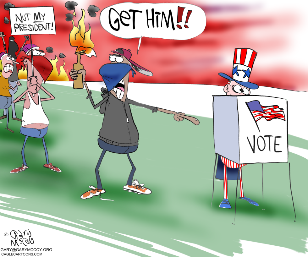  RIOTERS AGAINST VOTING by Gary McCoy