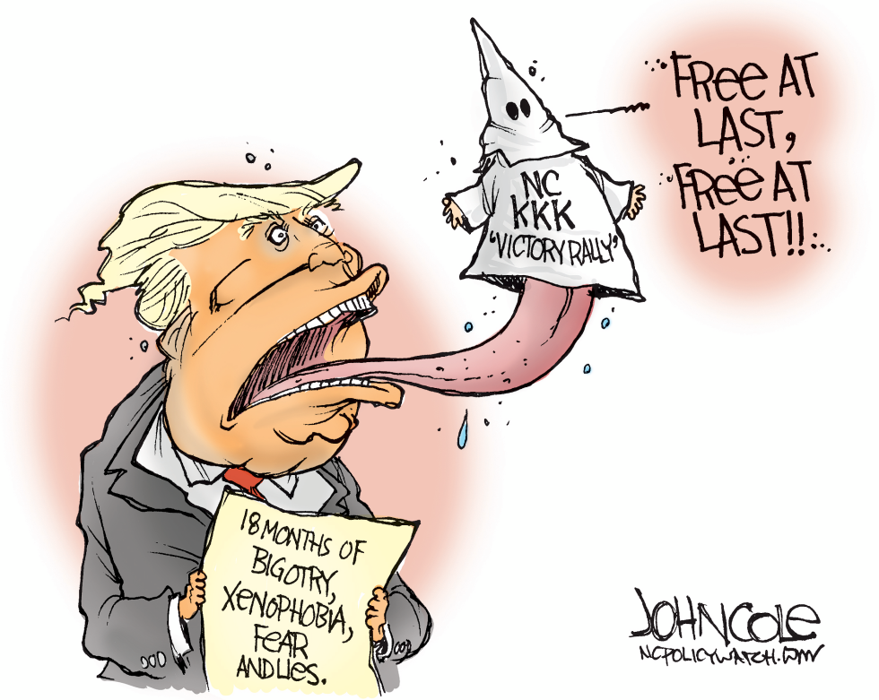  LOCAL NC TRUMP AND THE KKK by John Cole