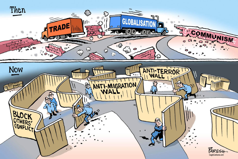  WALLS THEN AND NOW by Paresh Nath