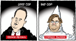 PRIEBUS AND BANNON by Bob Englehart