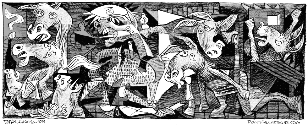  DEMOCRAT GUERNICA by Daryl Cagle