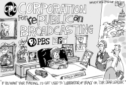 CORPORATION FOR REPUBLICAN BROADCASTING by Pat Bagley